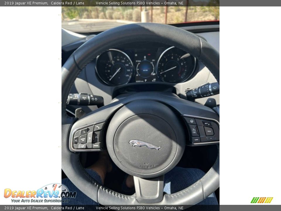 2019 Jaguar XE Premium Steering Wheel Photo #8