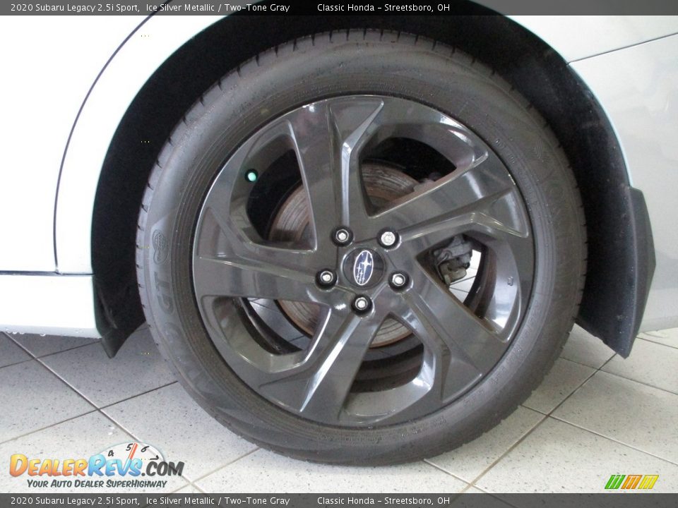 2020 Subaru Legacy 2.5i Sport Ice Silver Metallic / Two-Tone Gray Photo #11