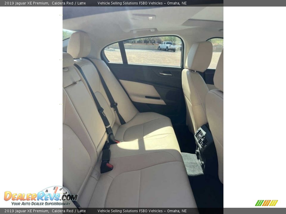 Rear Seat of 2019 Jaguar XE Premium Photo #11