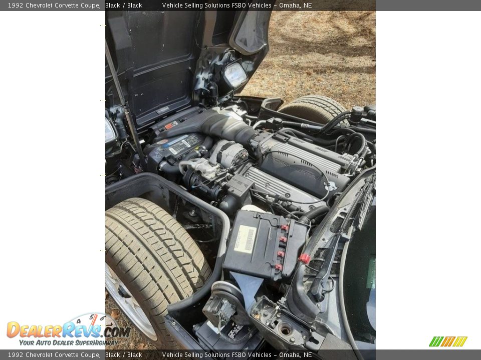 1992 Chevrolet Corvette Coupe Black / Black Photo #5