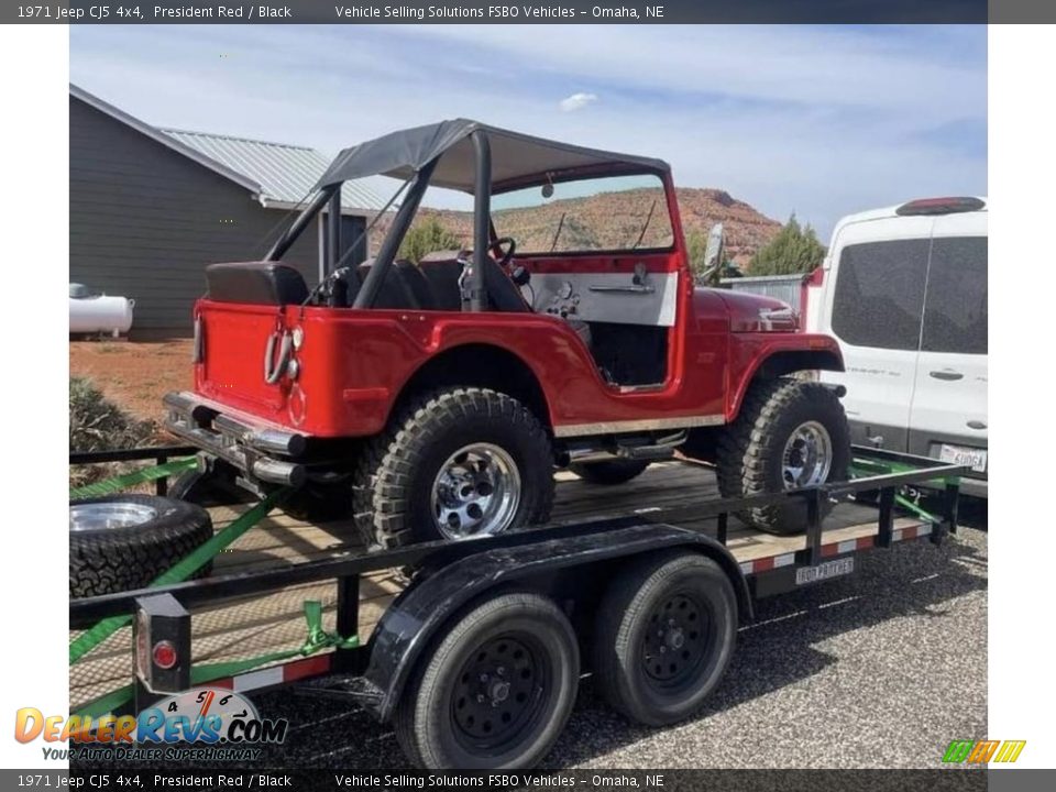 President Red 1971 Jeep CJ5 4x4 Photo #2