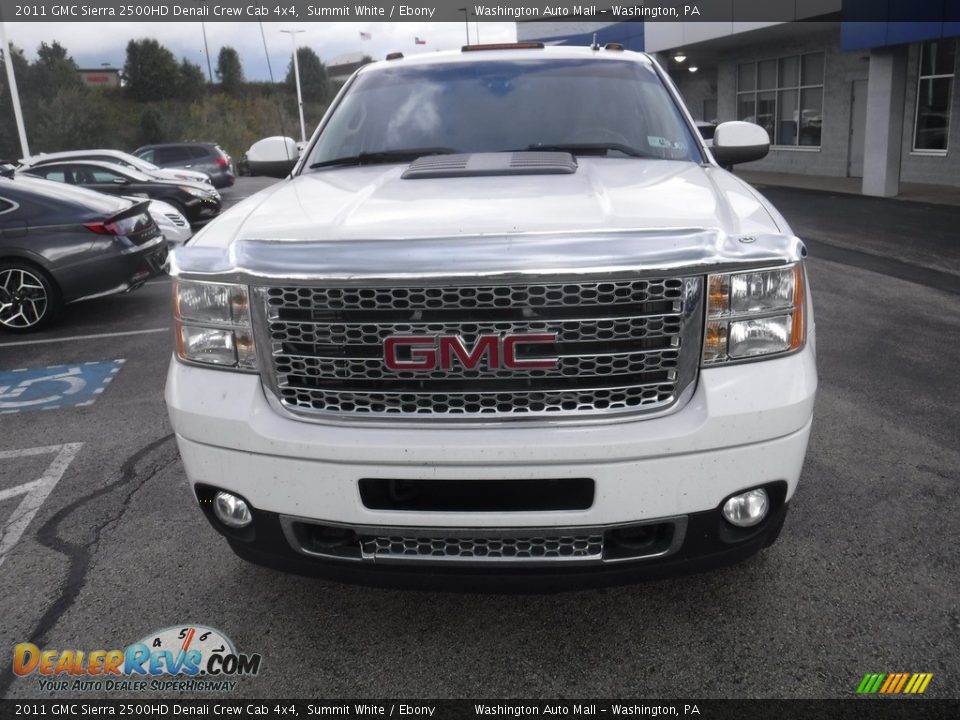 2011 GMC Sierra 2500HD Denali Crew Cab 4x4 Summit White / Ebony Photo #6