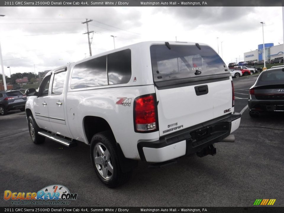 2011 GMC Sierra 2500HD Denali Crew Cab 4x4 Summit White / Ebony Photo #9