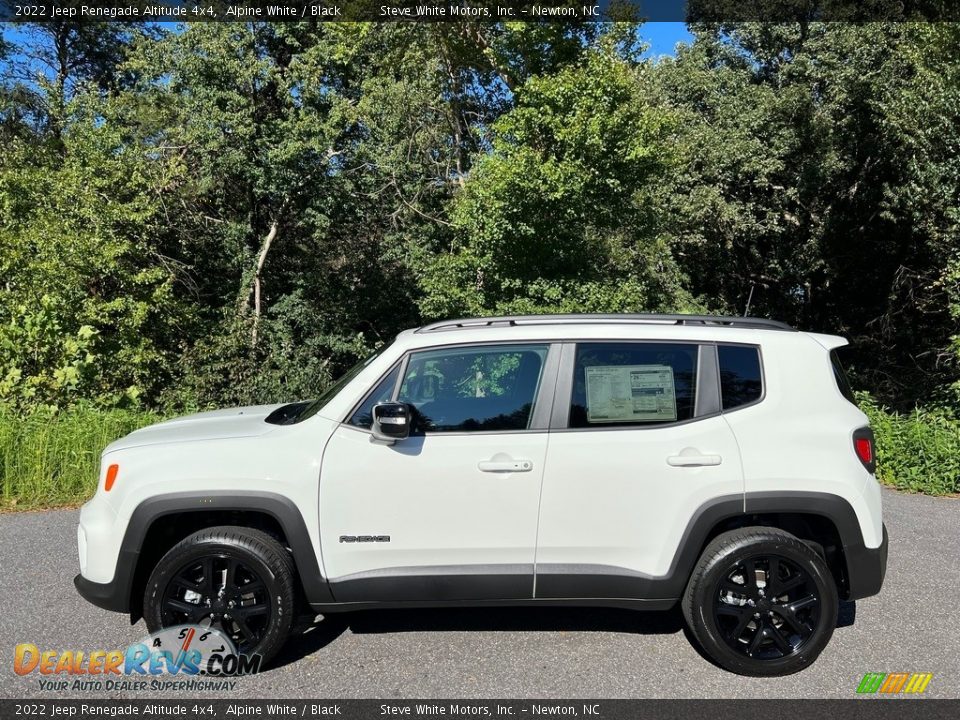 2022 Jeep Renegade Altitude 4x4 Alpine White / Black Photo #1