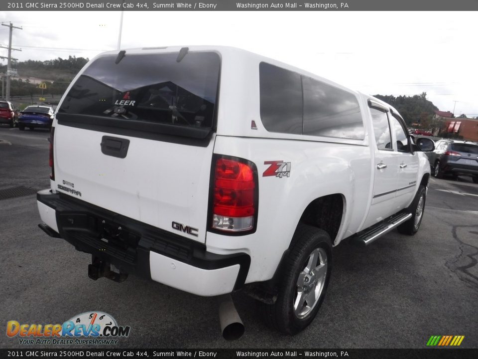 2011 GMC Sierra 2500HD Denali Crew Cab 4x4 Summit White / Ebony Photo #12