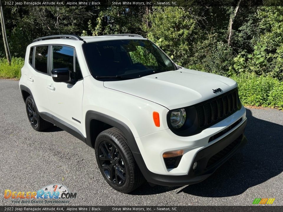 2022 Jeep Renegade Altitude 4x4 Alpine White / Black Photo #4