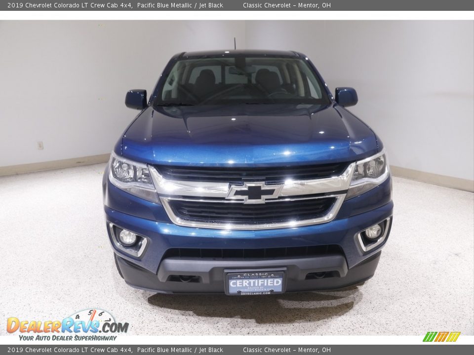 2019 Chevrolet Colorado LT Crew Cab 4x4 Pacific Blue Metallic / Jet Black Photo #2
