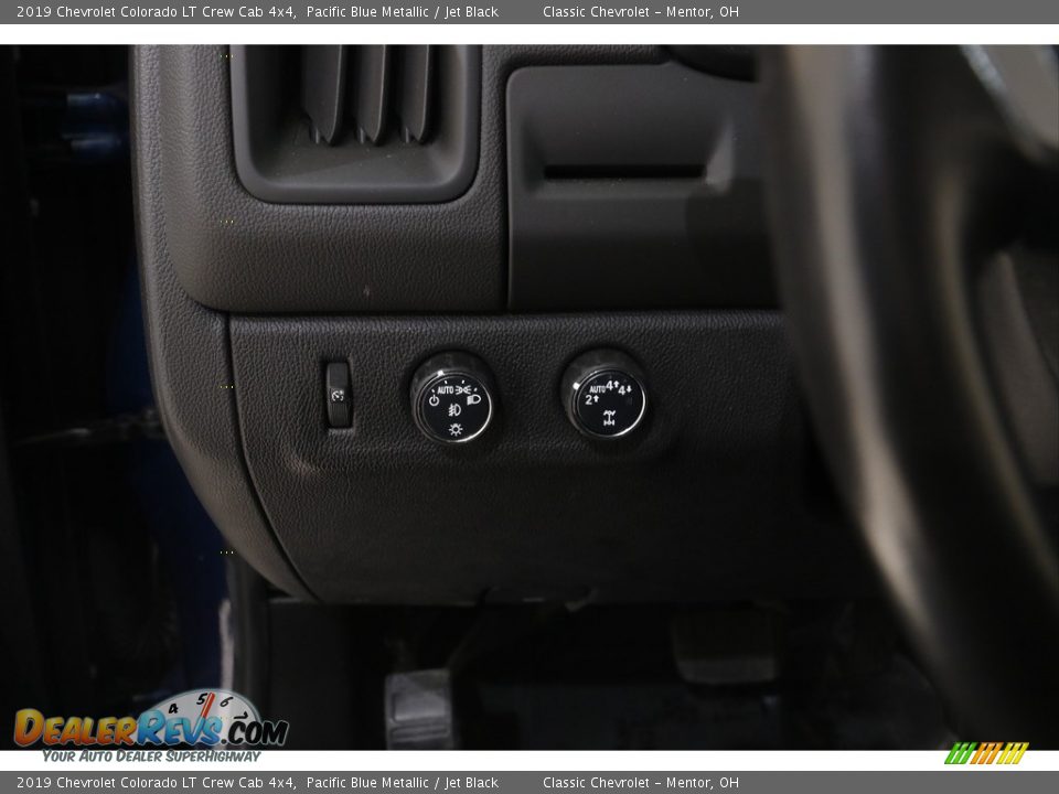 2019 Chevrolet Colorado LT Crew Cab 4x4 Pacific Blue Metallic / Jet Black Photo #6