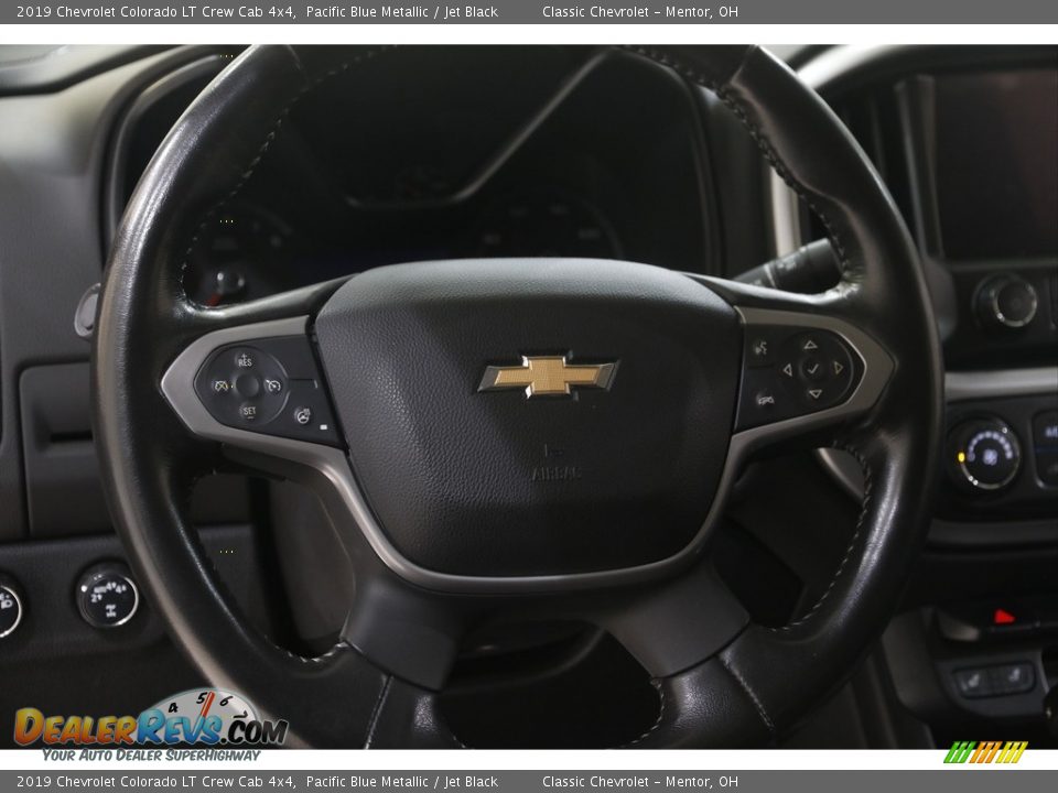 2019 Chevrolet Colorado LT Crew Cab 4x4 Pacific Blue Metallic / Jet Black Photo #8