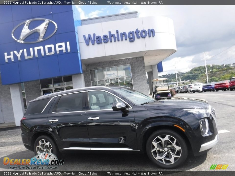 2021 Hyundai Palisade Calligraphy AWD Moonlight Cloud / Beige Photo #2