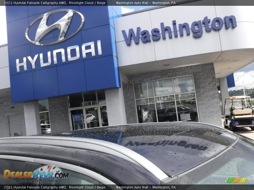 2021 Hyundai Palisade Calligraphy AWD Moonlight Cloud / Beige Photo #3