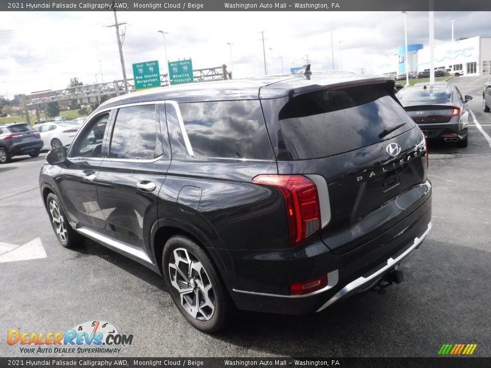 2021 Hyundai Palisade Calligraphy AWD Moonlight Cloud / Beige Photo #8