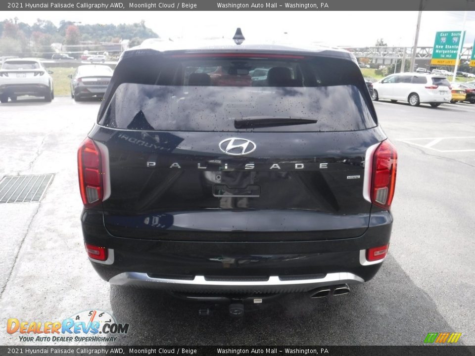 2021 Hyundai Palisade Calligraphy AWD Moonlight Cloud / Beige Photo #9