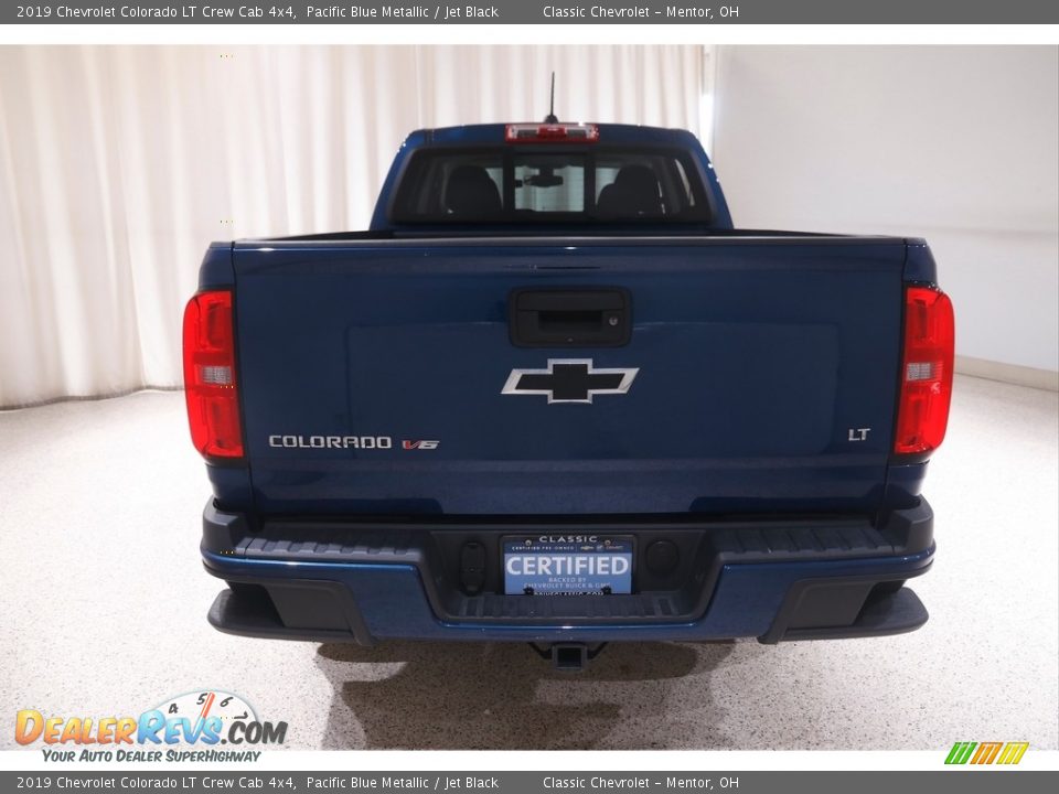 2019 Chevrolet Colorado LT Crew Cab 4x4 Pacific Blue Metallic / Jet Black Photo #19