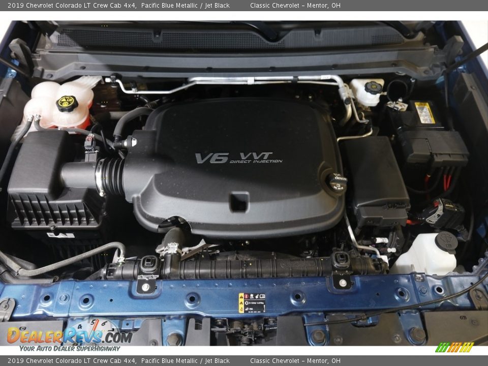 2019 Chevrolet Colorado LT Crew Cab 4x4 Pacific Blue Metallic / Jet Black Photo #20