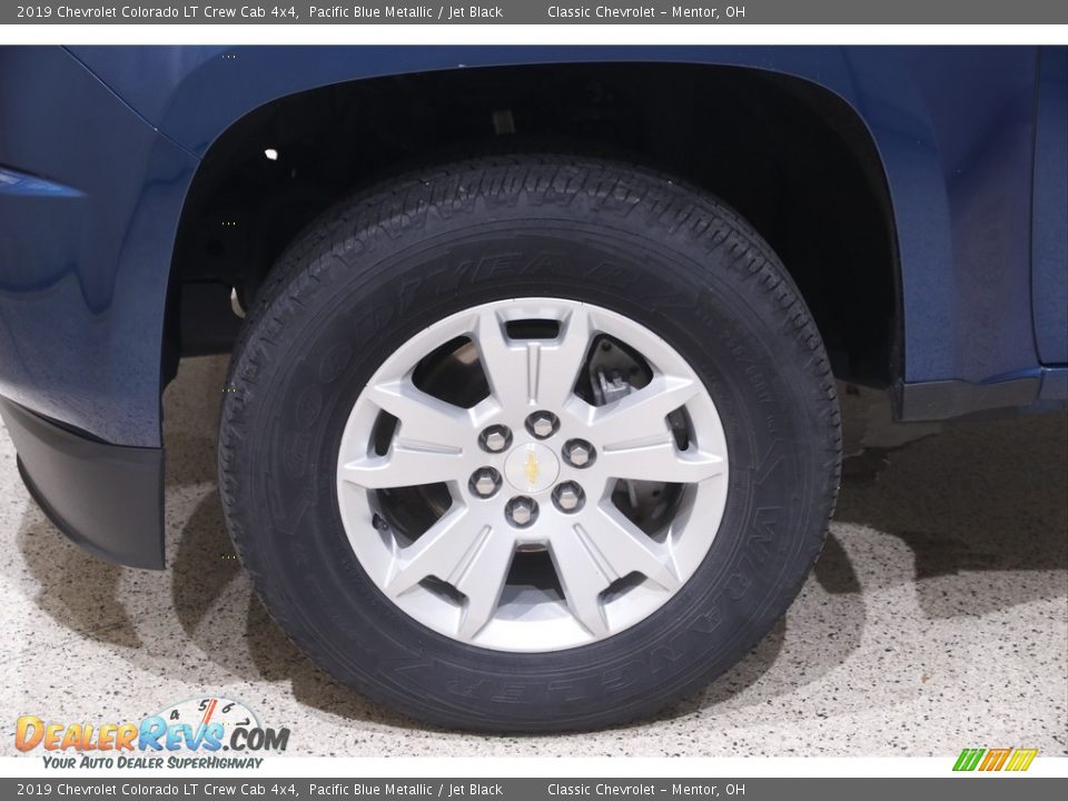 2019 Chevrolet Colorado LT Crew Cab 4x4 Pacific Blue Metallic / Jet Black Photo #21