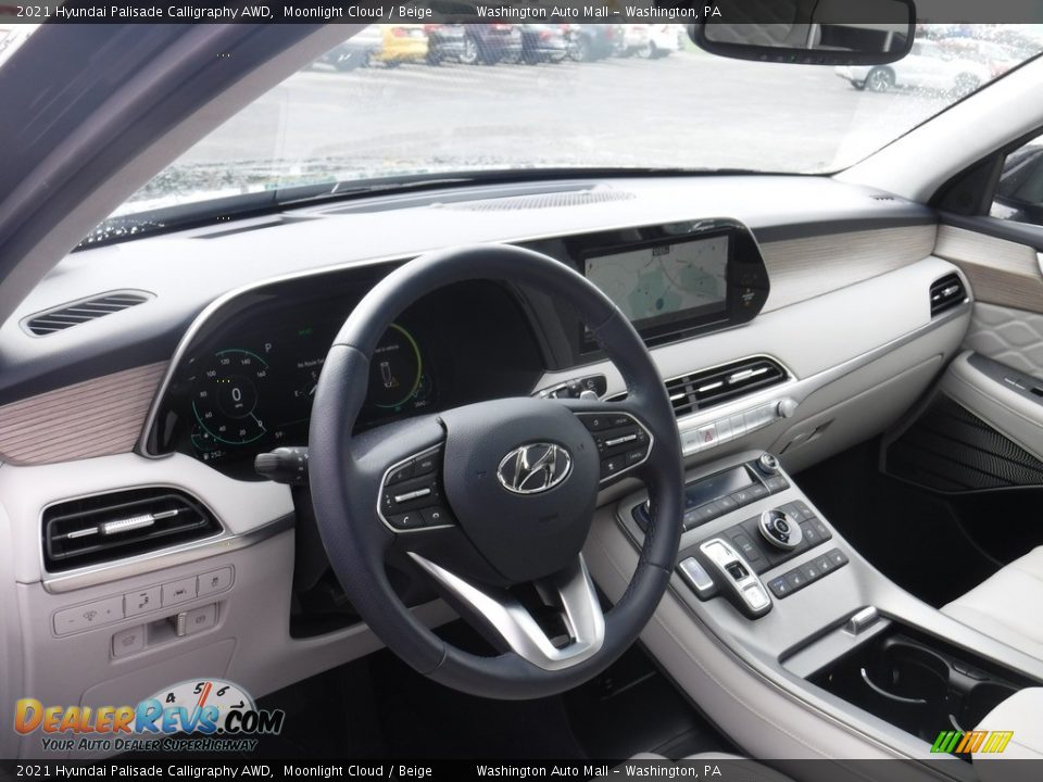 Dashboard of 2021 Hyundai Palisade Calligraphy AWD Photo #15