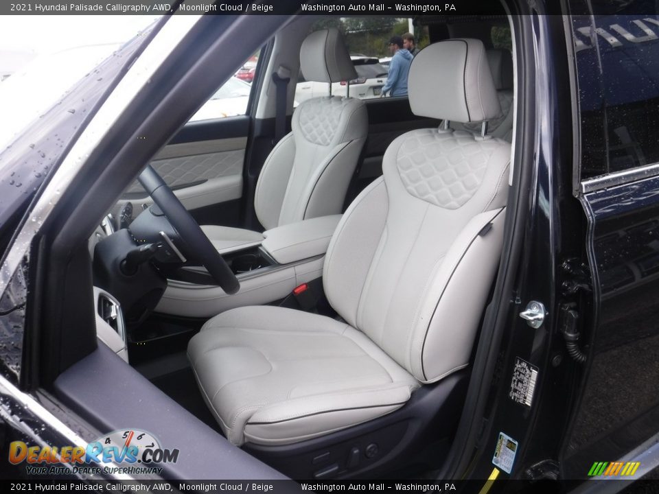 Beige Interior - 2021 Hyundai Palisade Calligraphy AWD Photo #16