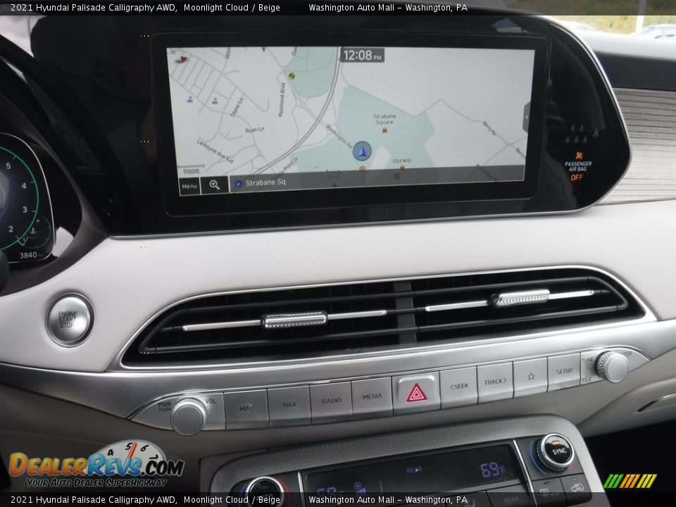 Navigation of 2021 Hyundai Palisade Calligraphy AWD Photo #22