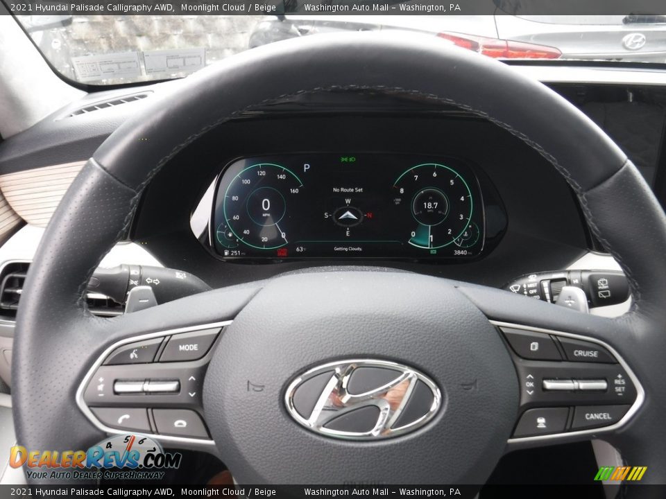 2021 Hyundai Palisade Calligraphy AWD Gauges Photo #32