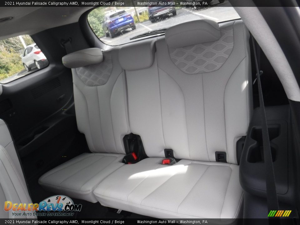 Rear Seat of 2021 Hyundai Palisade Calligraphy AWD Photo #36