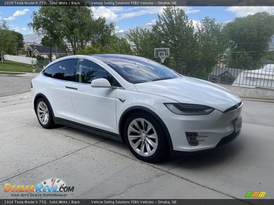 Front 3/4 View of 2016 Tesla Model X 75D Photo #1