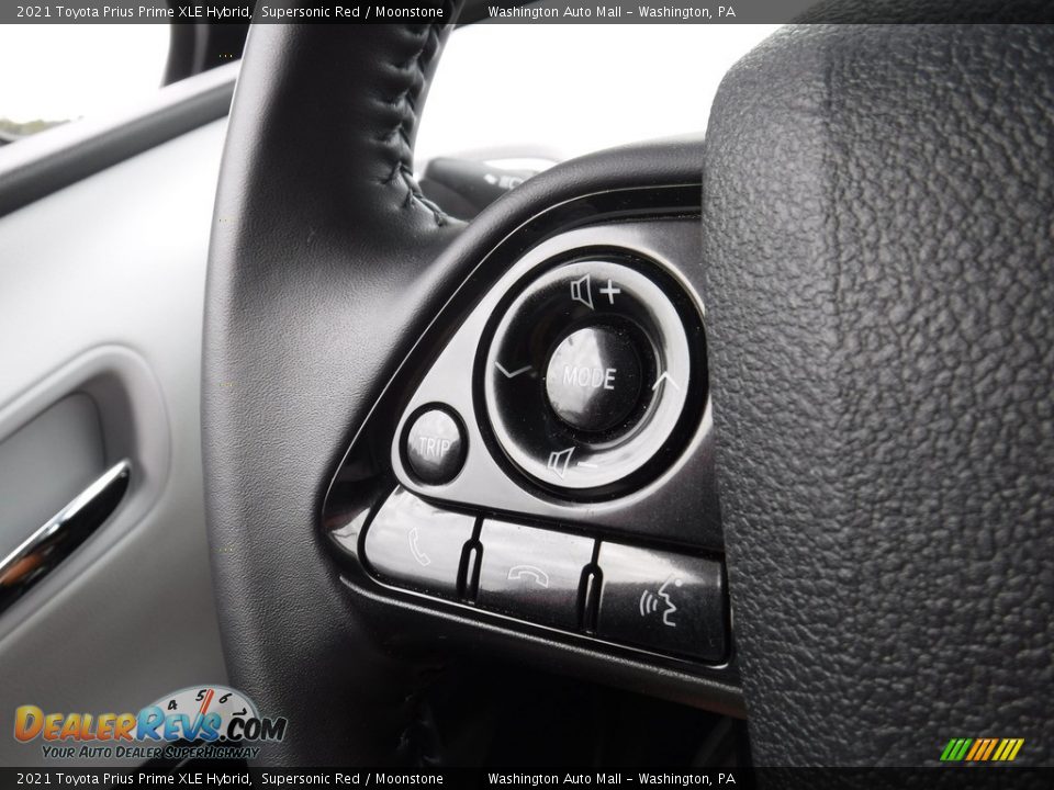 2021 Toyota Prius Prime XLE Hybrid Steering Wheel Photo #10
