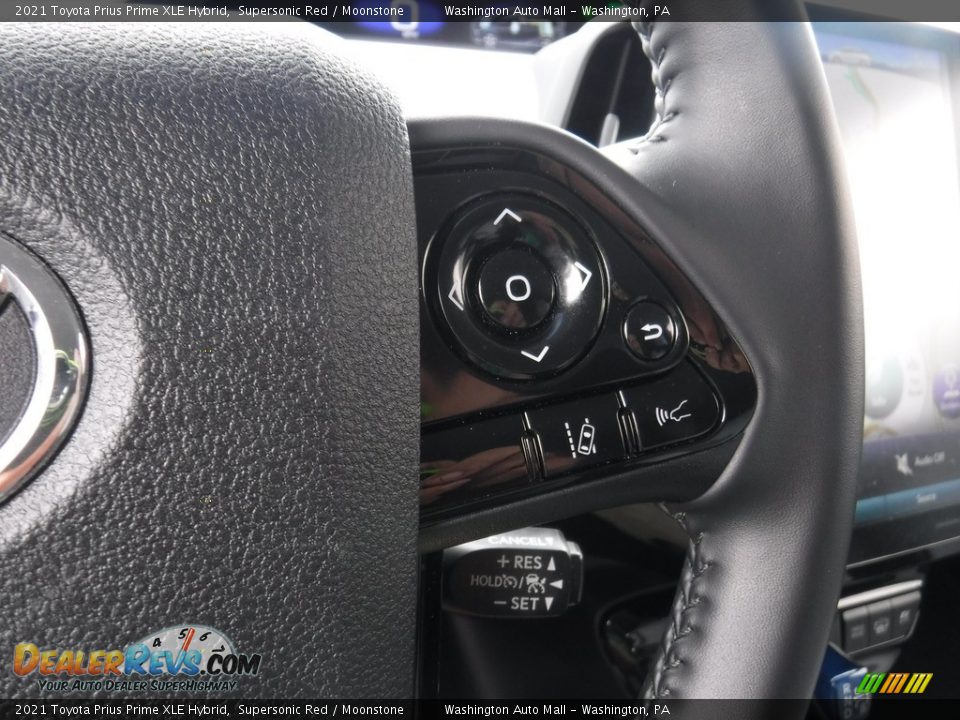 2021 Toyota Prius Prime XLE Hybrid Steering Wheel Photo #11