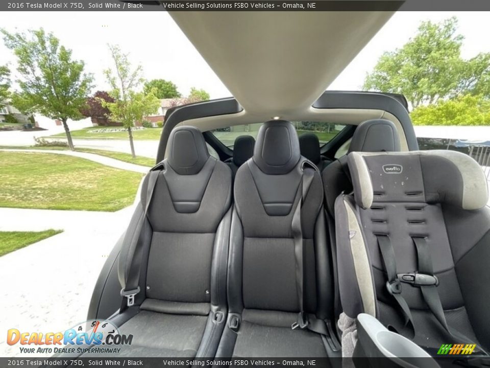 Rear Seat of 2016 Tesla Model X 75D Photo #14