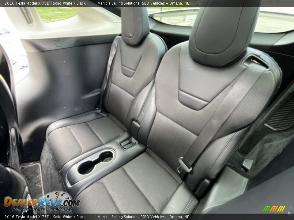 Rear Seat of 2016 Tesla Model X 75D Photo #16