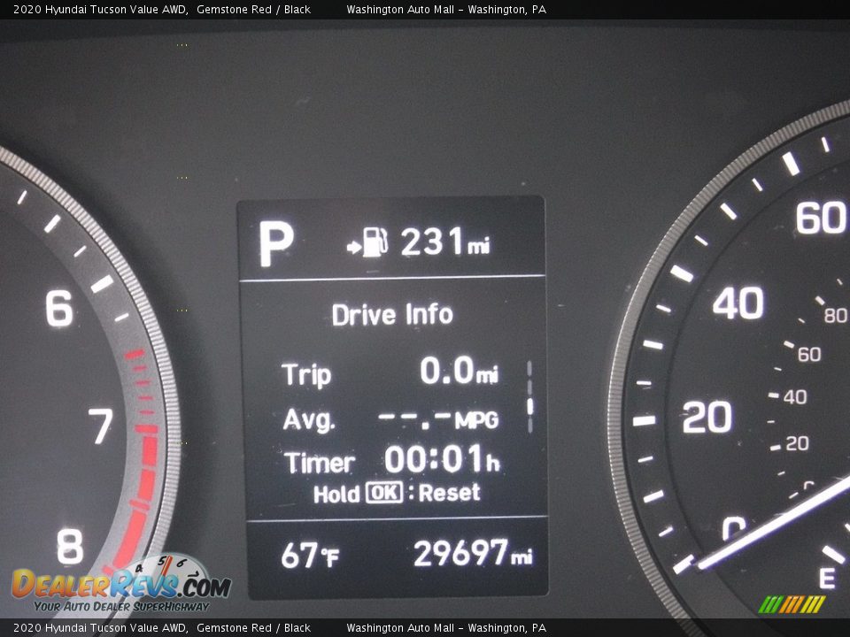 2020 Hyundai Tucson Value AWD Gemstone Red / Black Photo #33