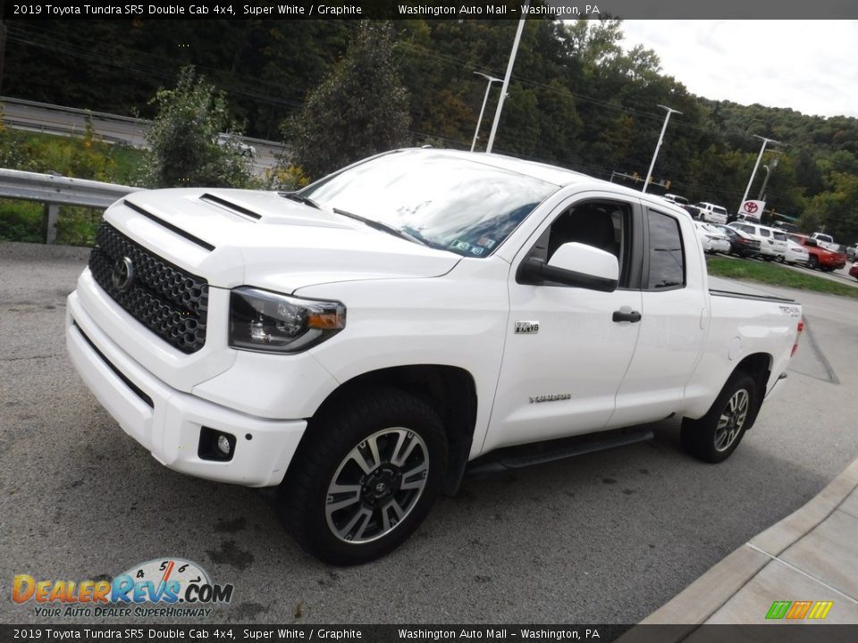 Super White 2019 Toyota Tundra SR5 Double Cab 4x4 Photo #15