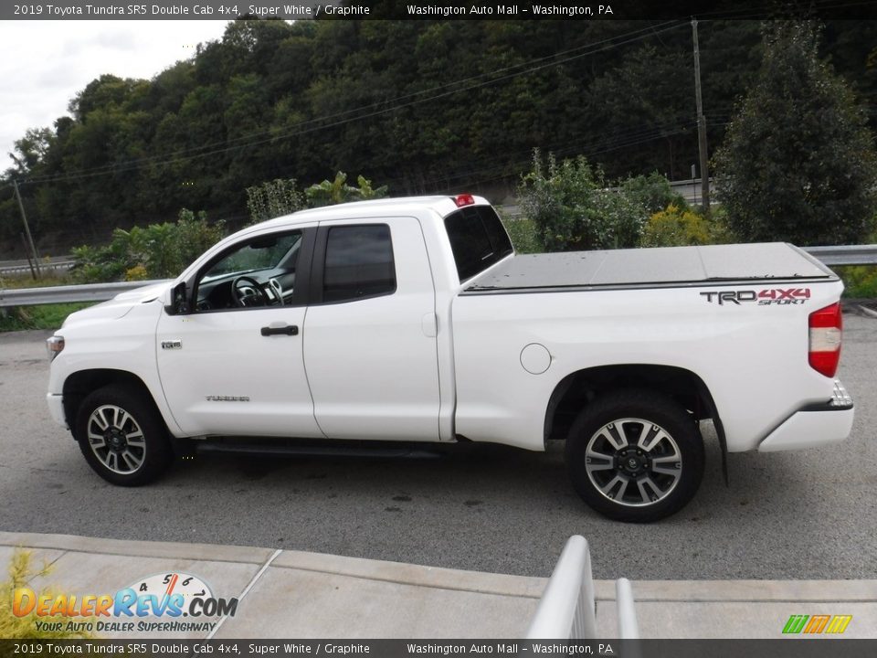 Super White 2019 Toyota Tundra SR5 Double Cab 4x4 Photo #17