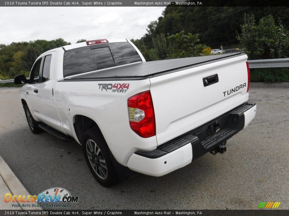 2019 Toyota Tundra SR5 Double Cab 4x4 Super White / Graphite Photo #18