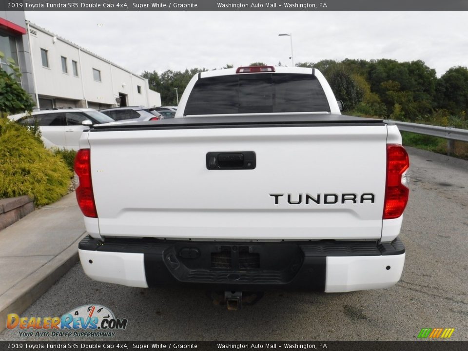 2019 Toyota Tundra SR5 Double Cab 4x4 Super White / Graphite Photo #19