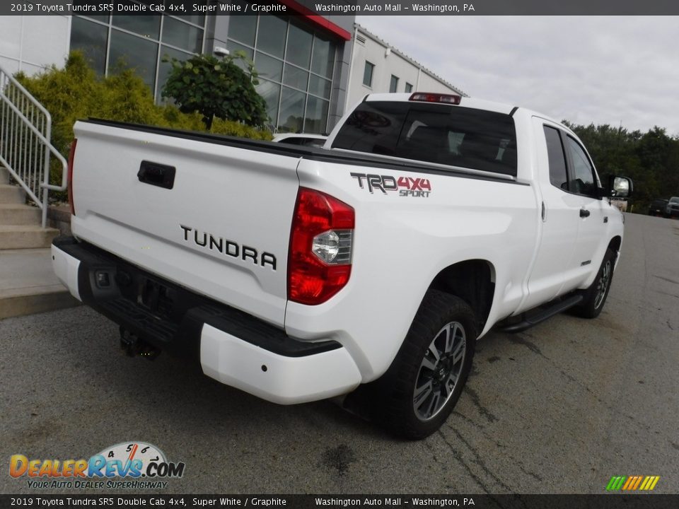 2019 Toyota Tundra SR5 Double Cab 4x4 Super White / Graphite Photo #20