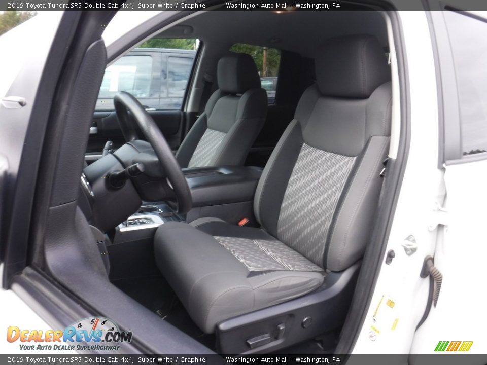 Front Seat of 2019 Toyota Tundra SR5 Double Cab 4x4 Photo #23