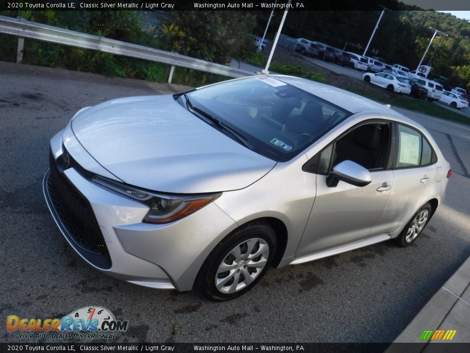 2020 Toyota Corolla LE Classic Silver Metallic / Light Gray Photo #13