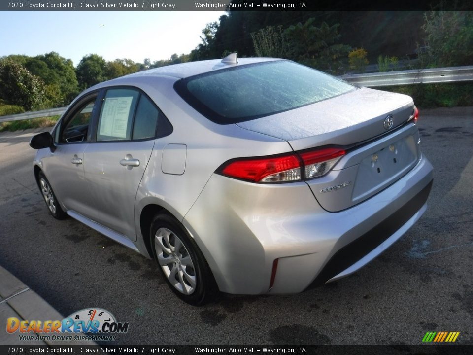 2020 Toyota Corolla LE Classic Silver Metallic / Light Gray Photo #15