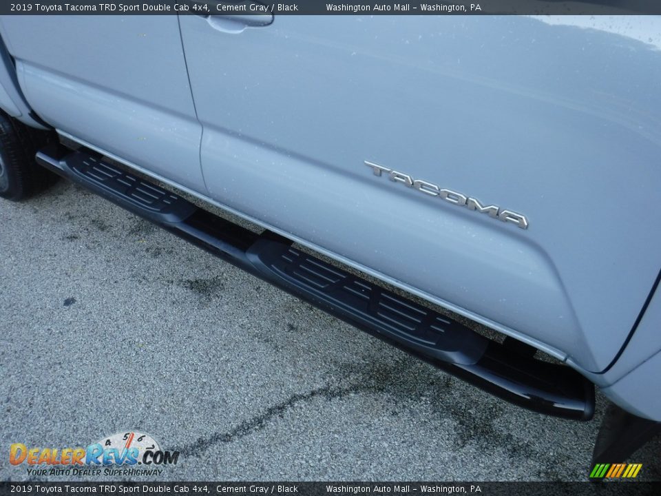 2019 Toyota Tacoma TRD Sport Double Cab 4x4 Cement Gray / Black Photo #9