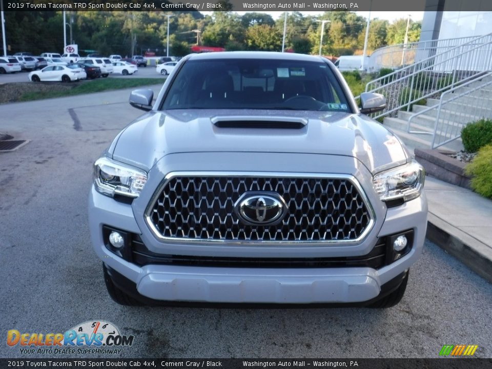 2019 Toyota Tacoma TRD Sport Double Cab 4x4 Cement Gray / Black Photo #12