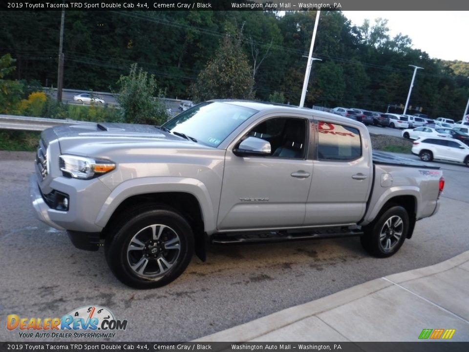 2019 Toyota Tacoma TRD Sport Double Cab 4x4 Cement Gray / Black Photo #14