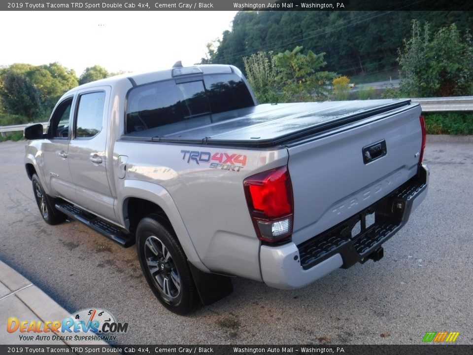 2019 Toyota Tacoma TRD Sport Double Cab 4x4 Cement Gray / Black Photo #15
