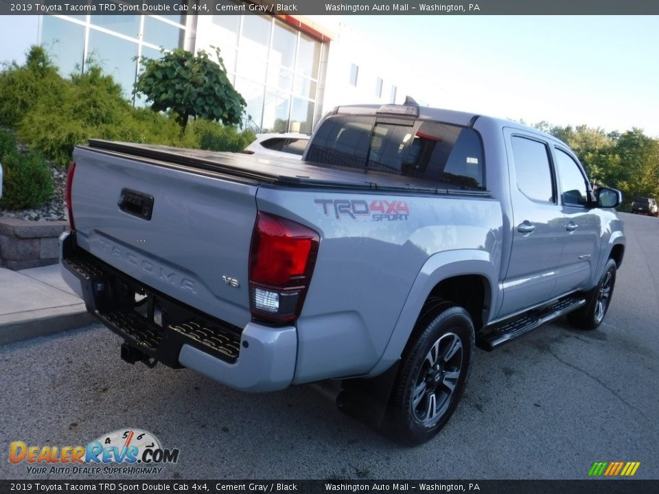 2019 Toyota Tacoma TRD Sport Double Cab 4x4 Cement Gray / Black Photo #18