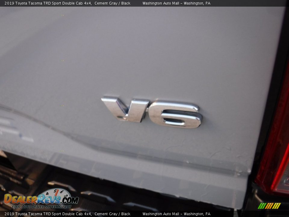 2019 Toyota Tacoma TRD Sport Double Cab 4x4 Cement Gray / Black Photo #19