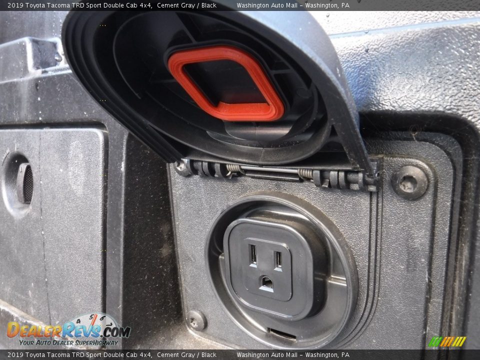 2019 Toyota Tacoma TRD Sport Double Cab 4x4 Cement Gray / Black Photo #22