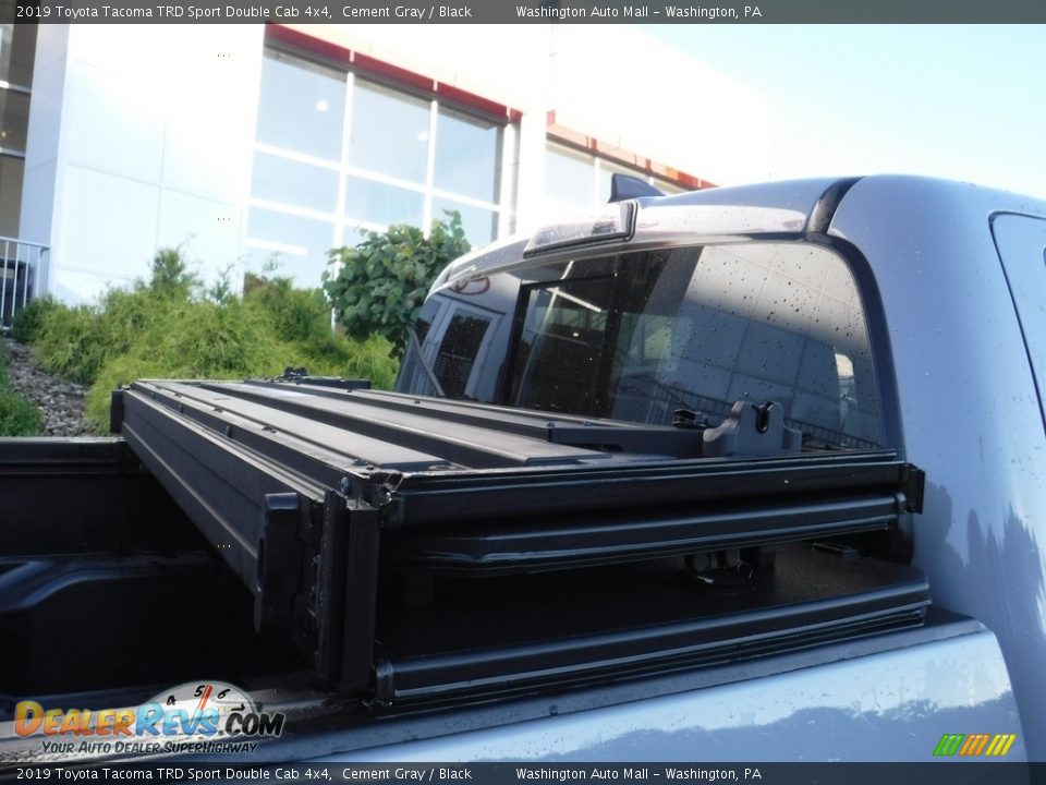 2019 Toyota Tacoma TRD Sport Double Cab 4x4 Cement Gray / Black Photo #23