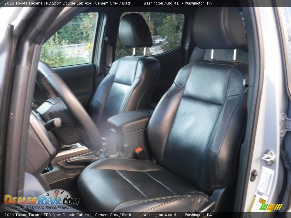 2019 Toyota Tacoma TRD Sport Double Cab 4x4 Cement Gray / Black Photo #26