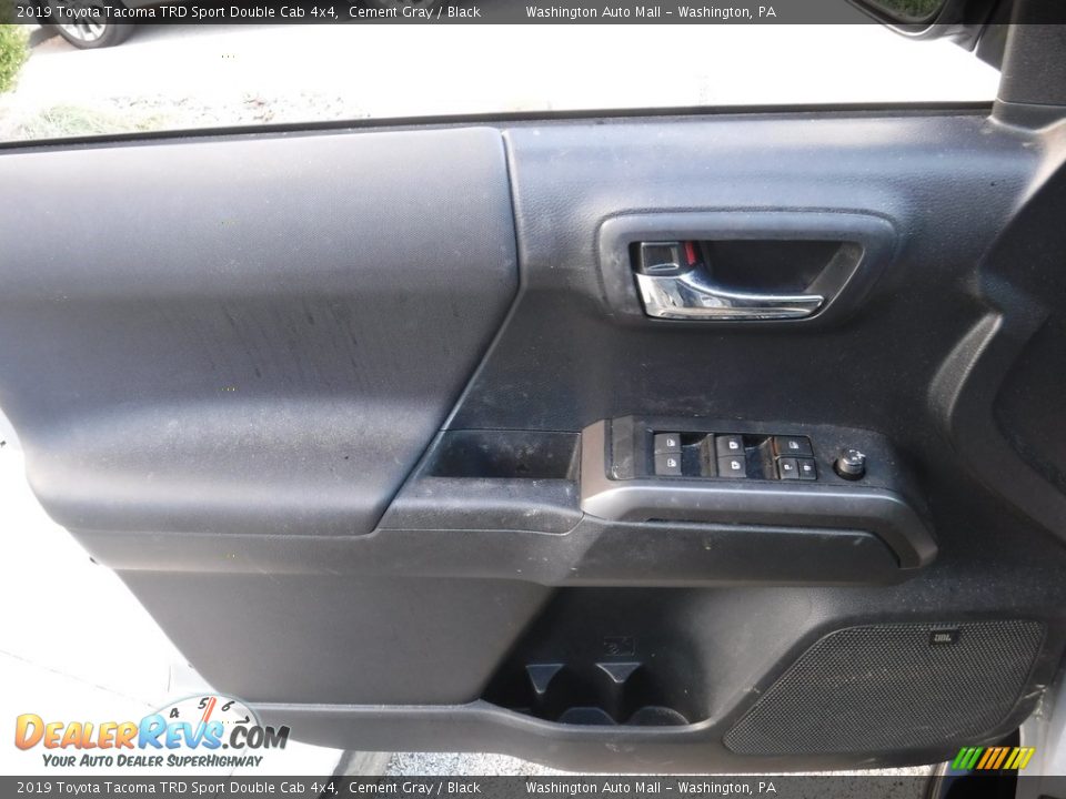 2019 Toyota Tacoma TRD Sport Double Cab 4x4 Cement Gray / Black Photo #27