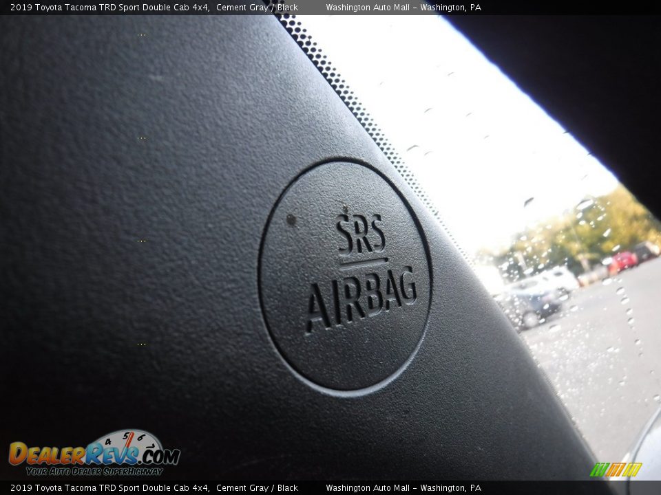 2019 Toyota Tacoma TRD Sport Double Cab 4x4 Cement Gray / Black Photo #29
